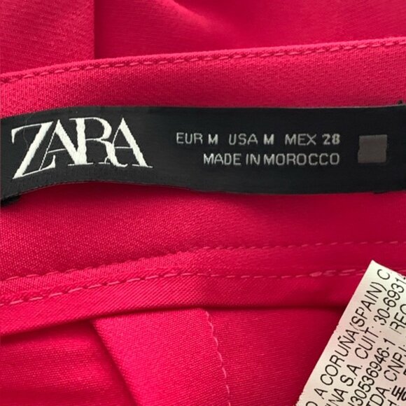 Zara Fuchsia Pink Peplum Mini Skirt - Picture 7 of 9